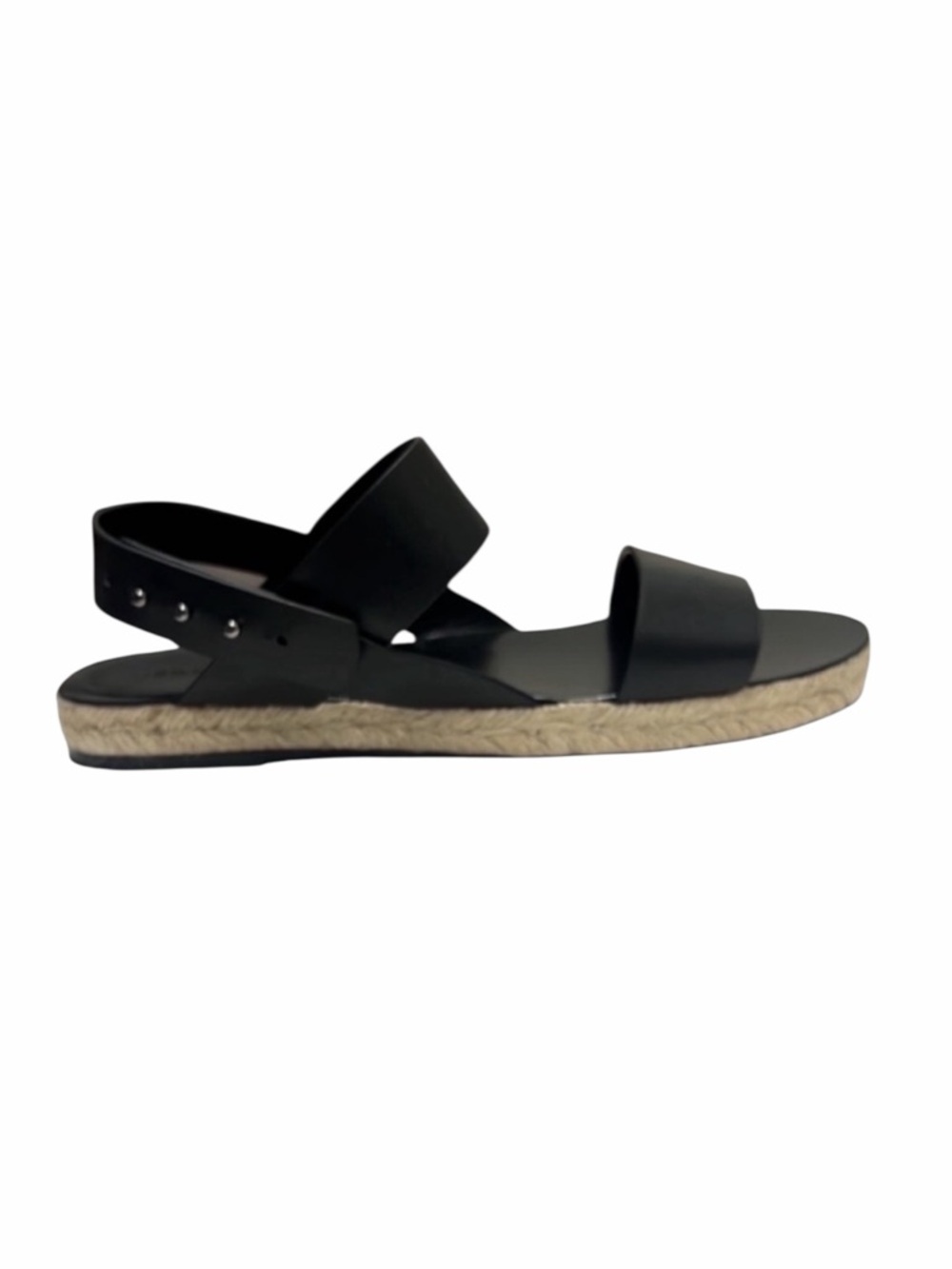 Jenni Kayne Sunday Leather Espadrille Sandals in Black Size 38EU/US 8 NWT